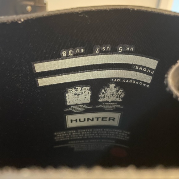 Black Hunter Rain Boots (Long Version) - Picture 2 of 5